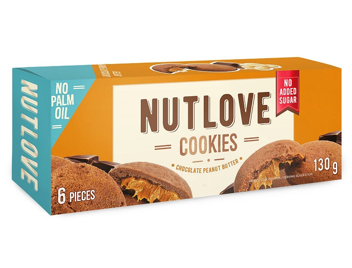 Nutlove Cookies, Chocolate Peanut Butter - 6 cookies - Sense42 Beauty and Health