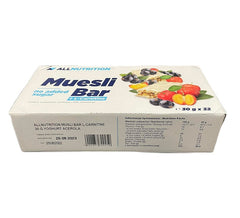 Muesli Bar + L-Carnitine, Yoghurt & Acerola - 32 bars - Sense42 Beauty and Health