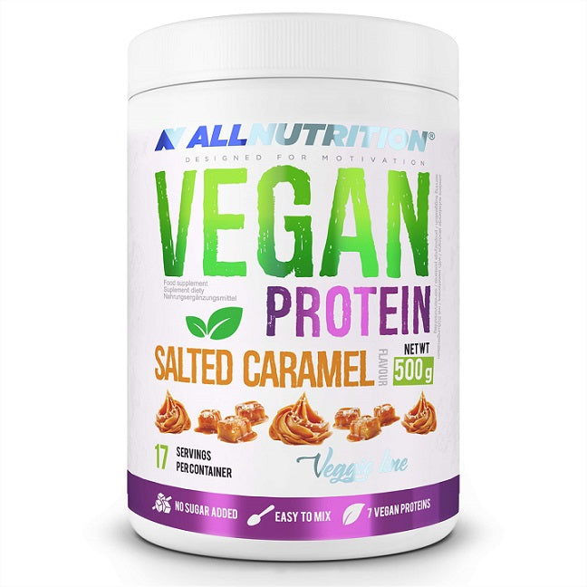 Vegan Protein, Salted Caramel - 500g - Sense42 Beauty and Health