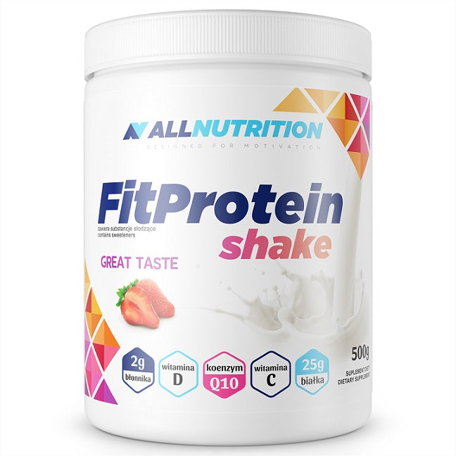 Fit Protein Shake, Strawberry - 500g - Sense42 Beauty and Health