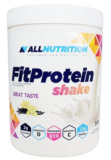 Fit Protein Shake, Vanilla - 500g - Sense42 Beauty and Health
