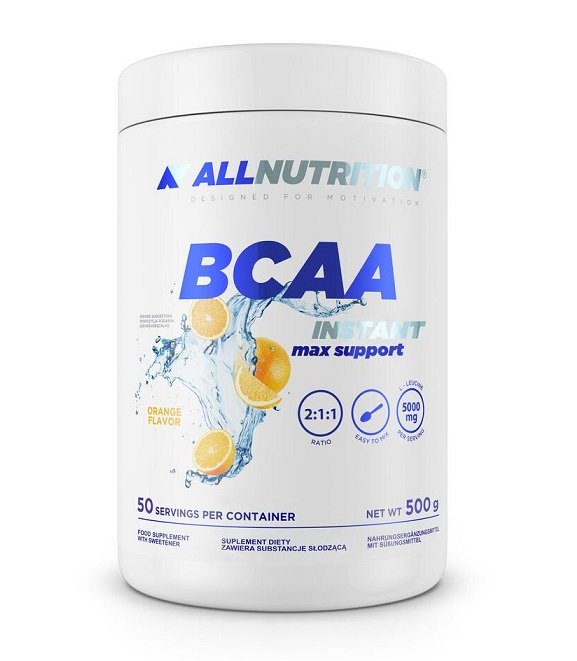 BCAA Instant Max Support, Orange - 500g - Sense42 Beauty and Health