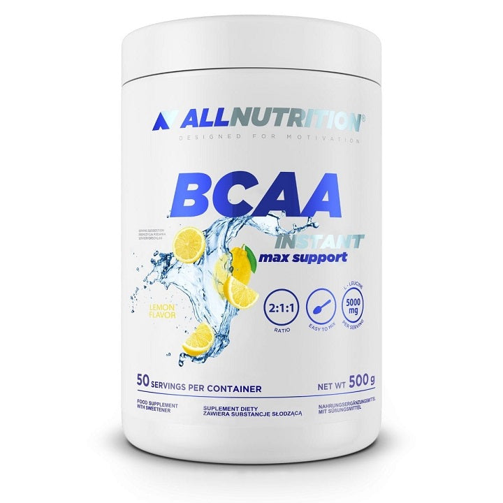 BCAA Instant Max Support, Lemon - 500g - Sense42 Beauty and Health
