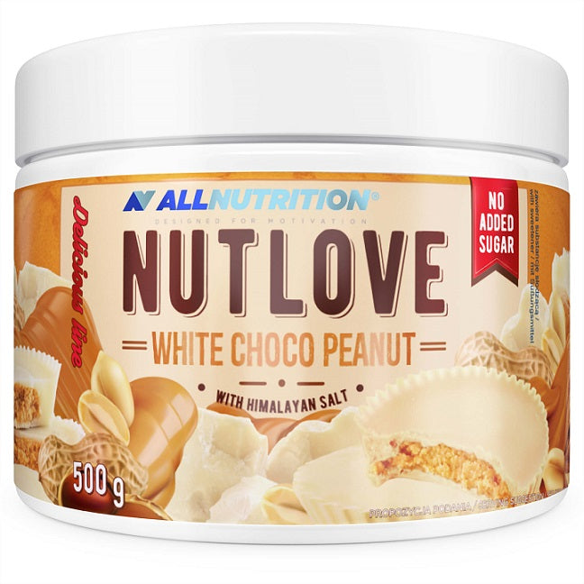 Nutlove, White Choco Peanut - 500g - Sense42 Beauty and Health