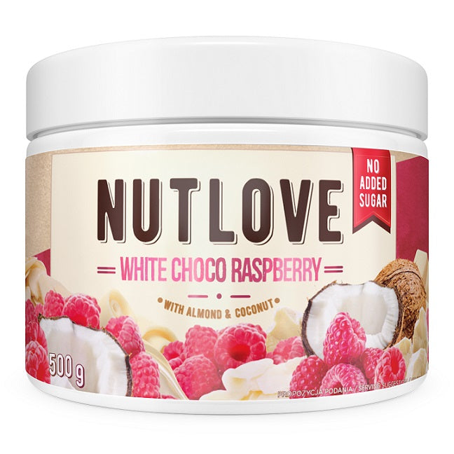 Nutlove, White Choco Raspberry - 500g - Sense42 Beauty and Health
