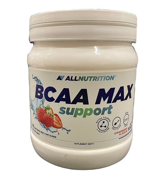BCAA Max Support, Strawberry - 500g - Sense42 Beauty and Health