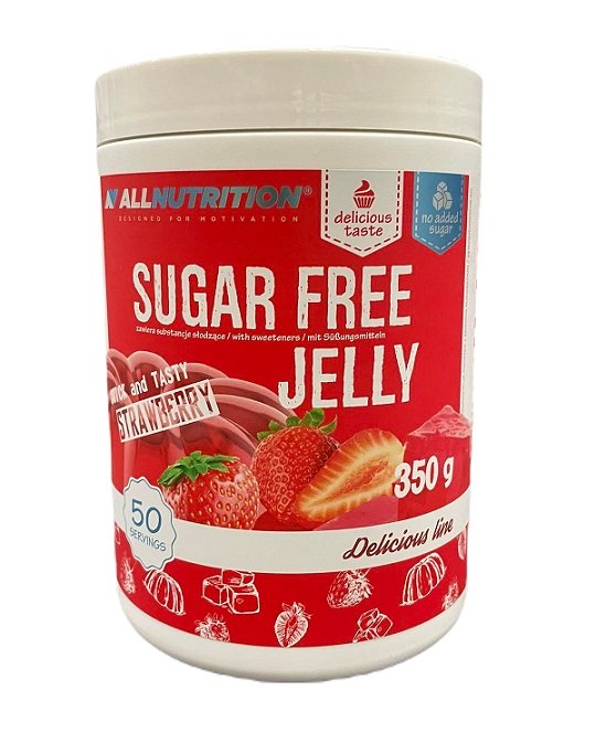 Allnutrition Sugar Free Jelly, Strawberry - 350g - Sense42 Beauty and Health