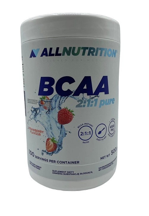 BCAA 2:1:1 Pure, Strawberry - 500g - Sense42 Beauty and Health