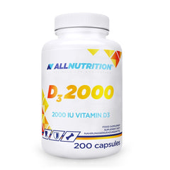 Vit D3 2000, 2000 IU (EAN 5902135843185) - 200 caps - Sense42 Beauty and Health