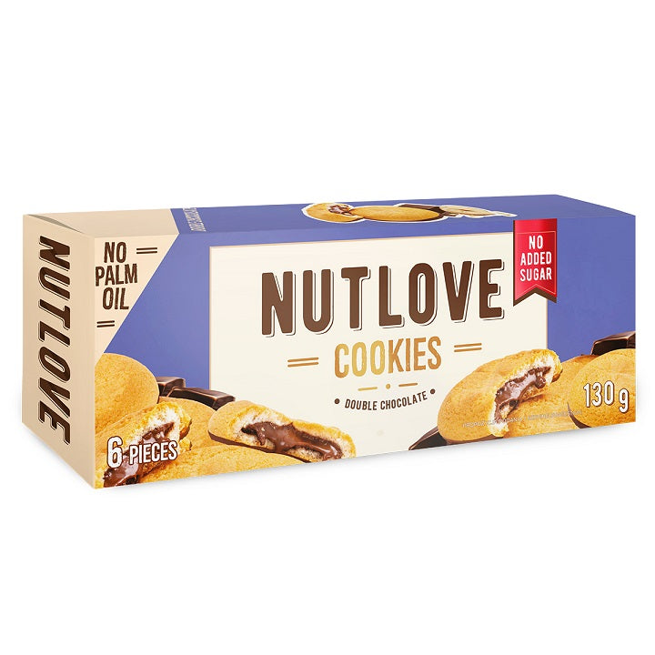 Nutlove Cookies, Double Chocolate - 6 cookies - Sense42 Beauty and Health