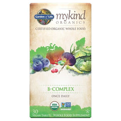 Mykind Organics B-Complex - 30 vegan tablets - Sense42 Beauty and Health