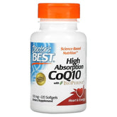 High Absorption CoQ10 with BioPerine, 100mg - 120 softgels - Sense42 Beauty and Health