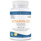 Vitamin D3, 1000 IU Orange - 120 softgels - Sense42 Beauty and Health