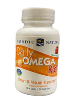 Daily Omega Kids, Natural Fruit Flavor - 30 softgels - Sense42 Beauty and Health