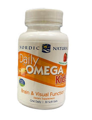 Daily Omega Kids, Natural Fruit Flavor - 30 softgels - Sense42 Beauty and Health