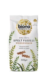 Spelt Wholegrain Fusilli - 500g - Sense42 Beauty and Health