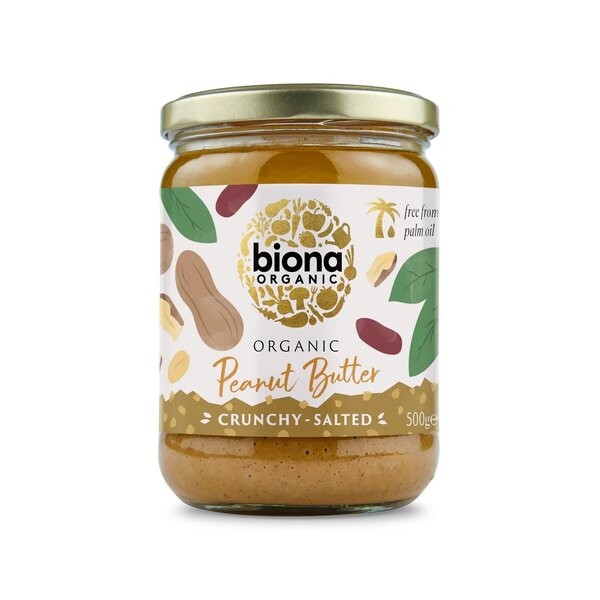 Peanut Butter, Crunchy Salted - 500g - Sense42 Beauty and Health