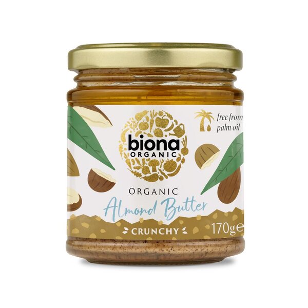 Almond Butter, Crunchy - 170g - Sense42 Beauty and Health