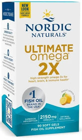 Ultimate Omega 2X, 2150mg Lemon - 90 softgels - Sense42 Beauty and Health