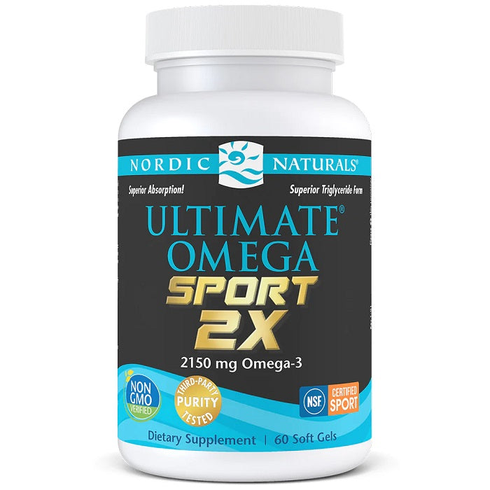 Ultimate Omega 2X Sport, 2150mg - 60 softgels - Sense42 Beauty and Health