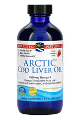 Arctic Cod Liver Oil, 1060mg Strawberry - 237 ml. - Sense42 Beauty and Health
