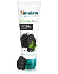 Detoxifying Scrub with Activated Charcoal & Green Tea - 75 ml. - Sense42 Beauty and Health
