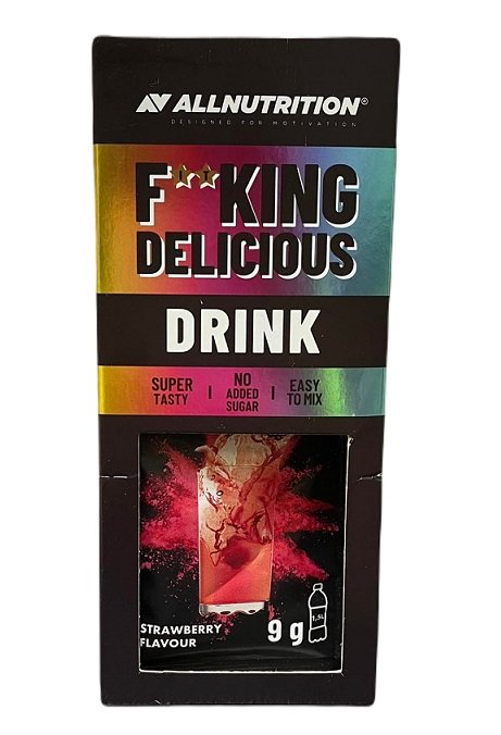 Fitking Delicious Drink, Strawberry - 12 x 9g - Sense42 Beauty and Health