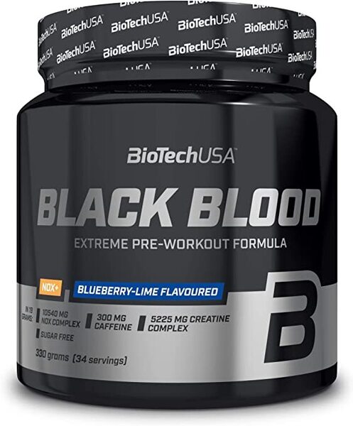 Black Blood NOX+, Blueberry-Lime (EAN 5999076251735) - 330g - Sense42 Beauty and Health
