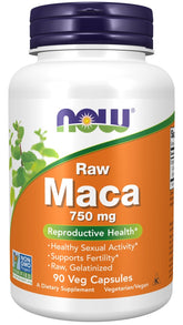 Maca 6:1 Concentrate, 750mg RAW - 90 vcaps - Sense42 Beauty and Health