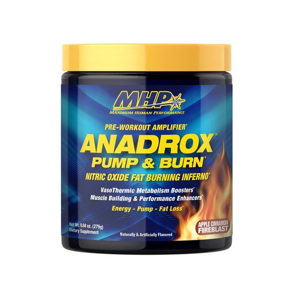 Anadrox Pre-Workout Pump & Burn, Apple Cinnamon Fireblast - 279g - Sense42 Beauty and Health