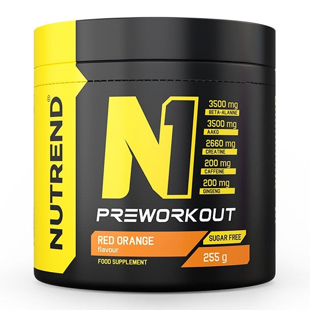 N1 Pre-Workout, Red Orange - 255g - Sense42 Beauty and Health