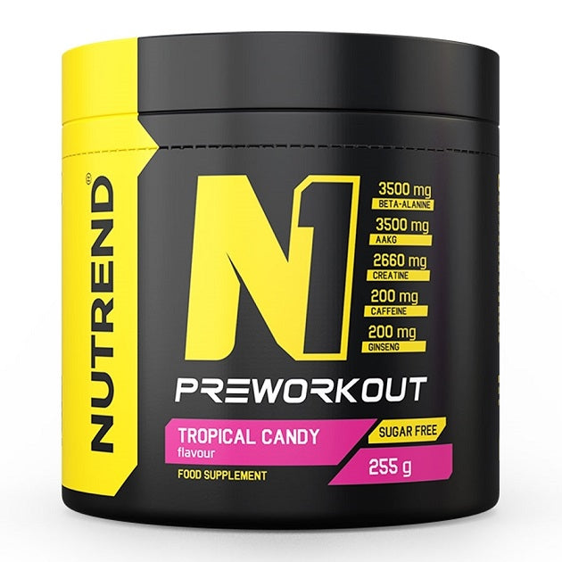 N1 Pre-Workout, Tropical Candy - 255g - Sense42 Beauty and Health