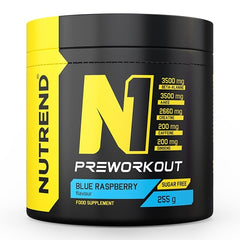 N1 Pre-Workout, Blue Raspberry - 255g - Sense42 Beauty and Health