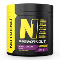 N1 Pre-Workout, Blackcurrant - 255g - Sense42 Beauty and Health