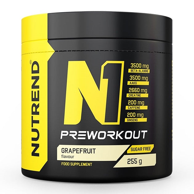 N1 Pre-Workout, Grapefruit - 255g - Sense42 Beauty and Health