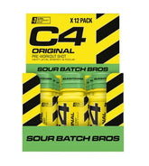 C4 Original Pre-Workout Shot, Sour Batch Bros - 12 x 60 ml. - Sense42 Beauty and Health