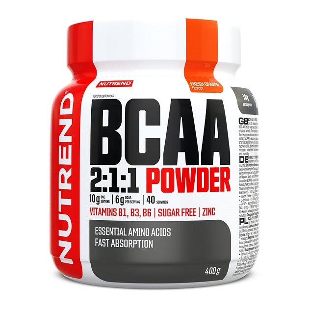 BCAA 2:1:1 Powder, Fresh Orange - 400g - Sense42 Beauty and Health