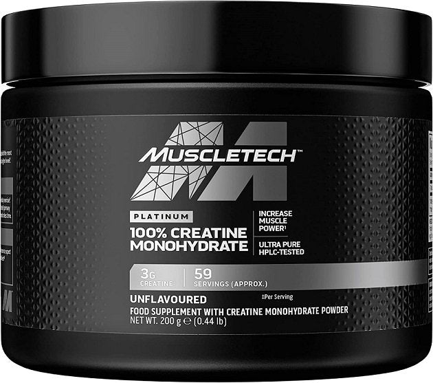 MuscleTech Platinum 100% Creatine Monohydrate - 200g - Sense42 Beauty and Health