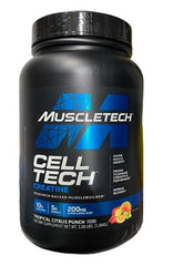 Cell-Tech Creatine, Tropical Citrus Punch (US Formula) - 1360g - Sense42 Beauty and Health