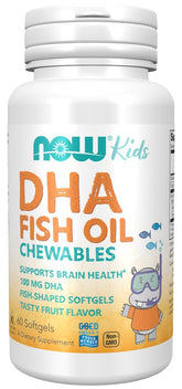 DHA Kids Fish Oil Chewables, 100mg - 60 softgels - Sense42 Beauty and Health