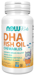DHA Kids Fish Oil Chewables, 100mg - 60 softgels - Sense42 Beauty and Health