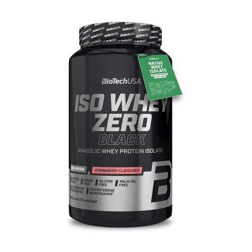 Iso Whey Zero Black, Strawberry - 908g - Sense42 Beauty and Health