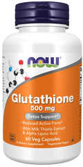 Glutathione with Milk Thistle Extract & Alpha Lipoic Acid, 500mg - 60 vcaps - Sense42 Beauty and Health