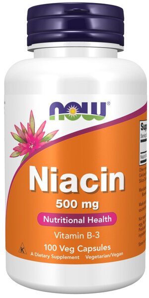 Niacin, 500mg - 100 vcaps - Sense42 Beauty and Health