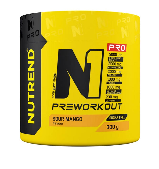 N1 Pro Pre-Workout, Sour Mango - 300g - Sense42 Beauty and Health