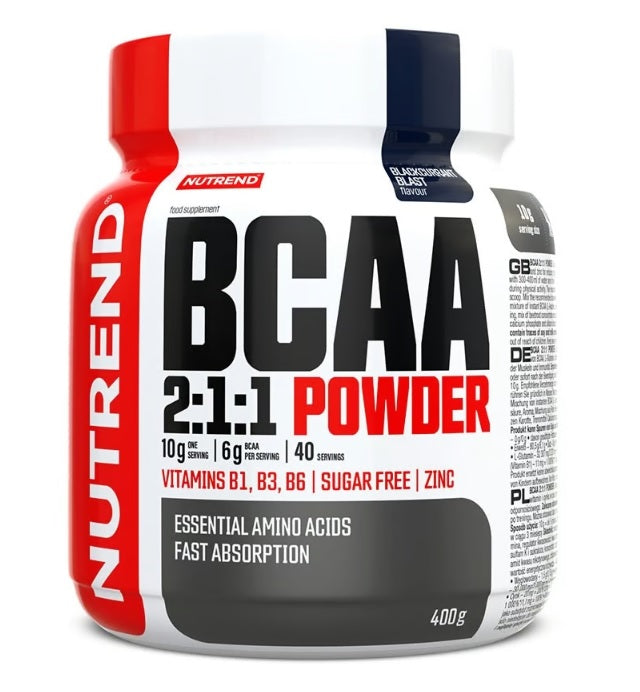 BCAA 2:1:1 Powder, Blackcurrant Blast - 400g - Sense42 Beauty and Health