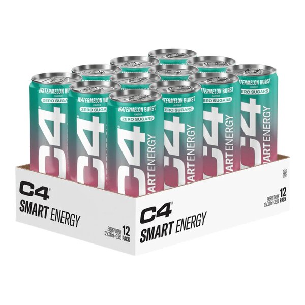 Cellucor C4 Smart Energy Watermelon Burst - 12 x 330 ml. - Sense42 Beauty and Health