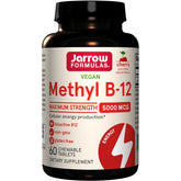 Methyl B-12, 5000mcg (Cherry) - 60 vegan chewable tabs - Sense42 Beauty and Health
