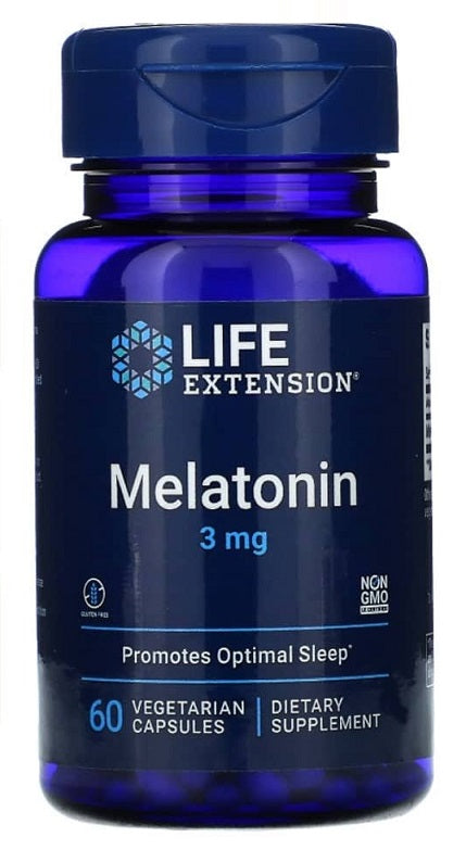 Melatonin, 3mg - 60 vcaps - Sense42 Beauty and Health