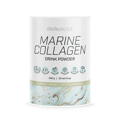 BioTechUSA Marine Collagen Lemon-Green Tea - 240g - Sense42 Beauty and Health